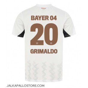 Bayer Leverkusen Alejandro Grimaldo #20 Vieraspaita 2024-25 Lyhythihainen